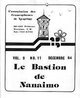 LE BASTION DE NANAIMO, 1984