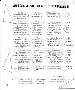   LE BASTION DE NANAIMO, 1984   , page 8