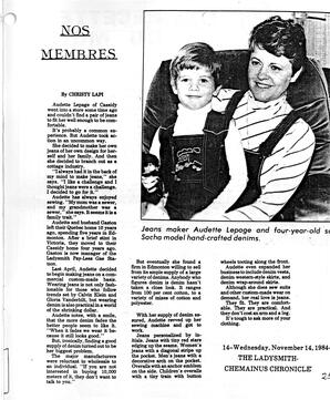   LE BASTION DE NANAIMO, 1984   , page 25