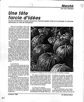   LE BASTION DE NANAIMO, 1984   , page 20