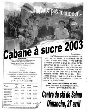   LA VOIX DES KOOTENAYS, 2003   , page 6