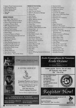   MAPLE SUGAR FESTIVAL DU SUCRE D'ÉRABLE, 2007   , page 34