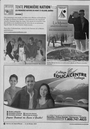   MAPLE SUGAR FESTIVAL DU SUCRE D'ÉRABLE, 2007   , page 18