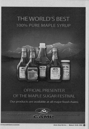   MAPLE SUGAR FESTIVAL DU SUCRE D'ÉRABLE, 2006   , page 37