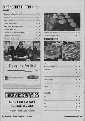   MAPLE SUGAR FESTIVAL DU SUCRE D'ÉRABLE, 2006   , page 26