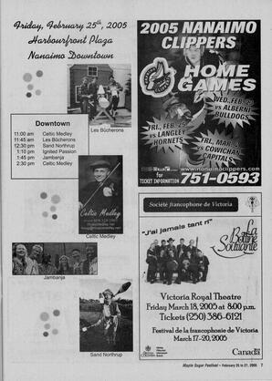   MAPLE SUGAR FESTIVAL DU SUCRE D'ÉRABLE, 2005   , page 7