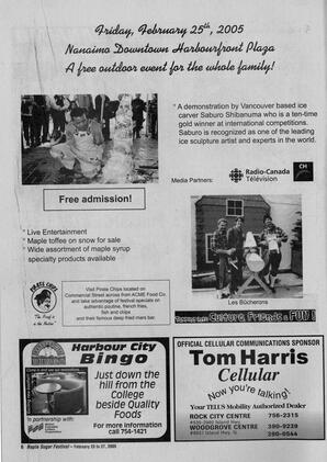   MAPLE SUGAR FESTIVAL DU SUCRE D'ÉRABLE, 2005   , page 6