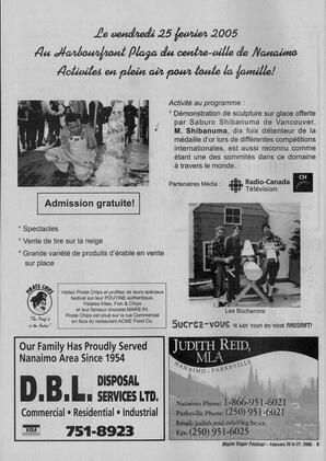   MAPLE SUGAR FESTIVAL DU SUCRE D'ÉRABLE, 2005   , page 42