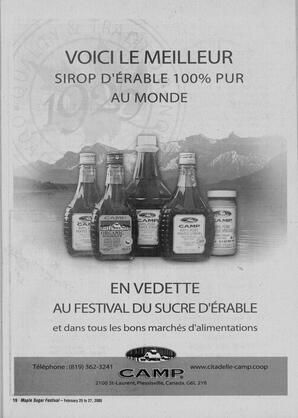   MAPLE SUGAR FESTIVAL DU SUCRE D'ÉRABLE, 2005   , page 31