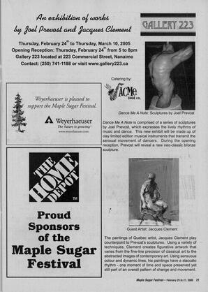   MAPLE SUGAR FESTIVAL DU SUCRE D'ÉRABLE, 2005   , page 21