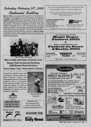   MAPLE SUGAR FESTIVAL DU SUCRE D'ÉRABLE, 2005   , page 11