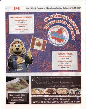   MAPLE SUGAR FESTIVAL DU SUCRE D'ÉRABLE, 2017   , page 6