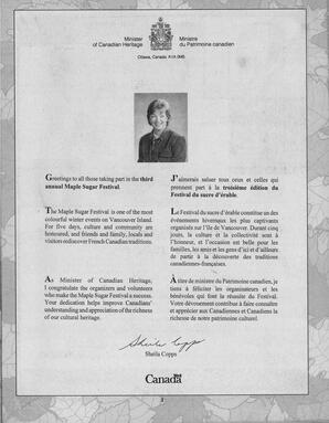   MAPLE SUGAR FESTIVAL DU SUCRE D'ÉRABLE, 2003   , page 47