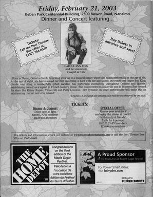   MAPLE SUGAR FESTIVAL DU SUCRE D'ÉRABLE, 2003   , page 34