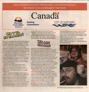   MAPLE SUGAR FESTIVAL DU SUCRE D'ÉRABLE, 2015   , page 3
