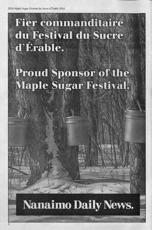   MAPLE SUGAR FESTIVAL DU SUCRE D'ÉRABLE, 2014   , page 2