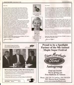   MAPLE SUGAR FESTIVAL DU SUCRE D'ÉRABLE, 2009   , page 6