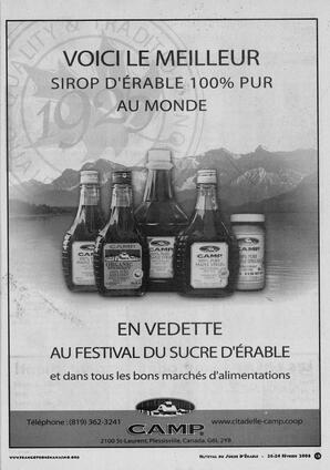   MAPLE SUGAR FESTIVAL DU SUCRE D'ÉRABLE, 2008   , page 37