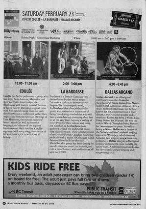   MAPLE SUGAR FESTIVAL DU SUCRE D'ÉRABLE, 2008   , page 12