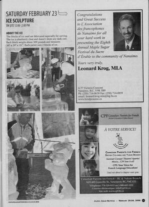   MAPLE SUGAR FESTIVAL DU SUCRE D'ÉRABLE, 2008   , page 11
