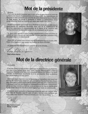   MAPLE SUGAR FESTIVAL DU SUCRE D'ÉRABLE, 2002   , page 3