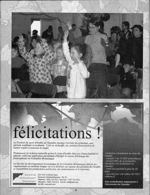   MAPLE SUGAR FESTIVAL DU SUCRE D'ÉRABLE, 2002   , page 27