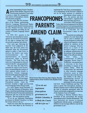   INFO-PARENTS COLOMBIE-BRITANNIQUE, 1994   , page 7