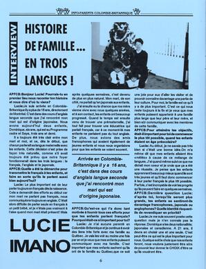   INFO-PARENTS COLOMBIE-BRITANNIQUE, 1994   , page 6