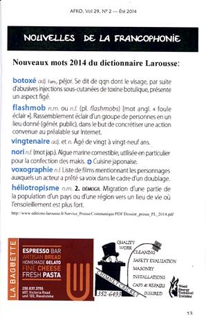   LA VOIX DES KOOTENAYS, 2014   , page 13