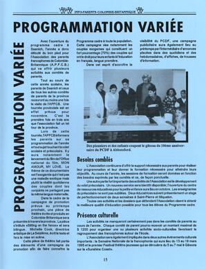   INFO-PARENTS COLOMBIE-BRITANNIQUE, 1994   , page 15