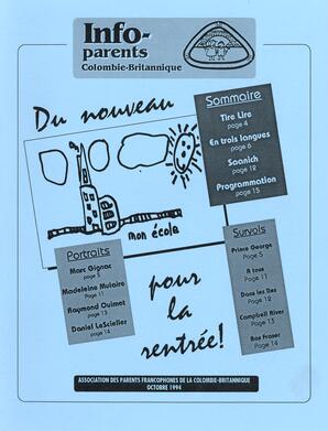   INFO-PARENTS COLOMBIE-BRITANNIQUE, 1994   , page 1