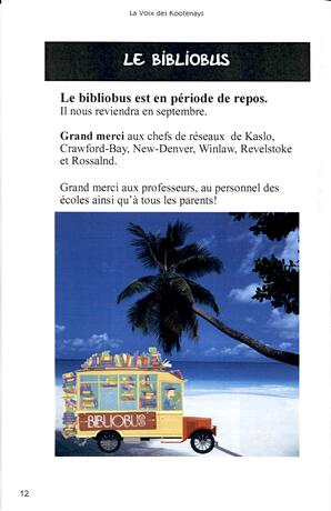   LA VOIX DES KOOTENAYS, 2014   , page 12