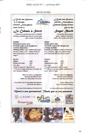   LA VOIX DES KOOTENAYS, 2014   , page 15