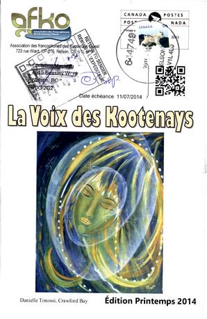   LA VOIX DES KOOTENAYS, 2014   , page 1