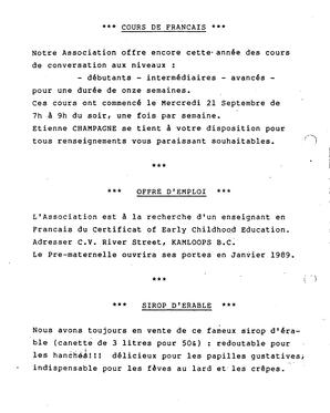   ENTRE NOUS, 1988   , page 6