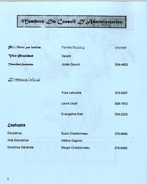   ENTRE NOUS, 1995   , page 2