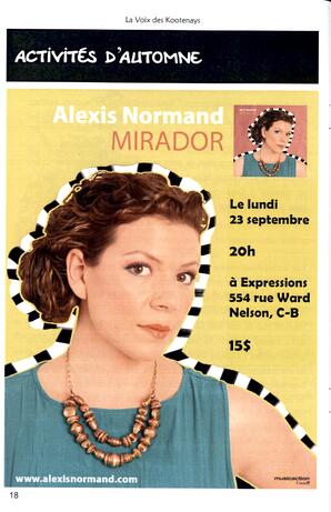  LA VOIX DES KOOTENAYS, 2013   , page 18