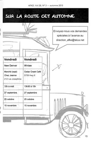   LA VOIX DES KOOTENAYS, 2013   , page 15