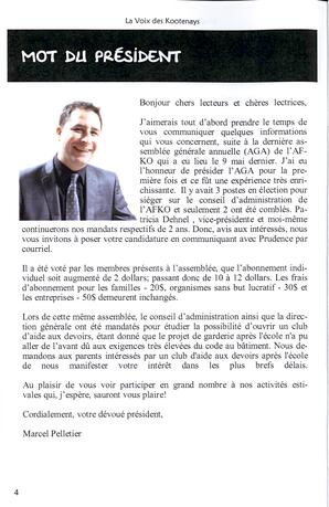  LA VOIX DES KOOTENAYS, 2013   , page 4