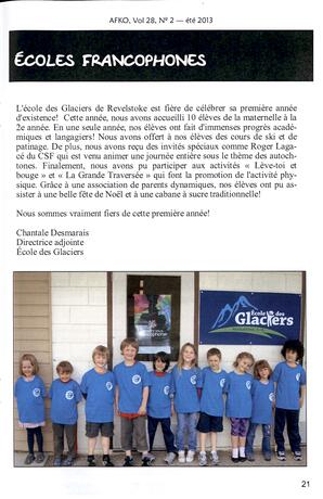   LA VOIX DES KOOTENAYS, 2013   , page 21