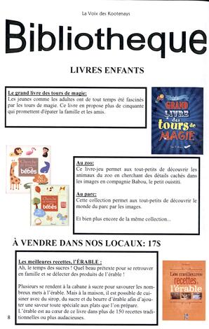   LA VOIX DES KOOTENAYS, 2013   , page 8