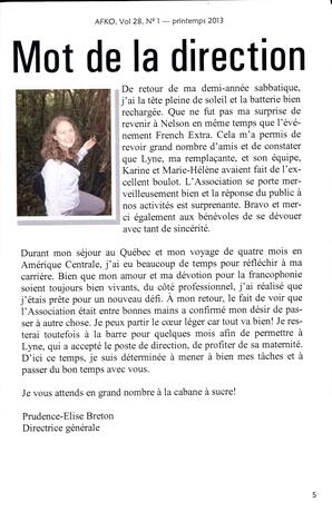   LA VOIX DES KOOTENAYS, 2013   , page 5
