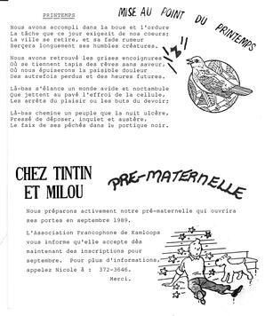   ENTRE NOUS, 1989   , page 3