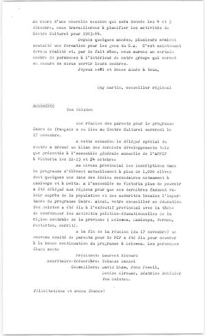   L'ÉCHO DE L'OKANAGAN, 1982   , page 3