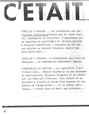   L'ÉCHO DE L'OKANAGAN, 1980   , page 4