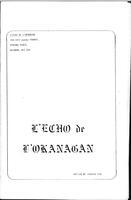 L'ÉCHO DE L'OKANAGAN, 1980