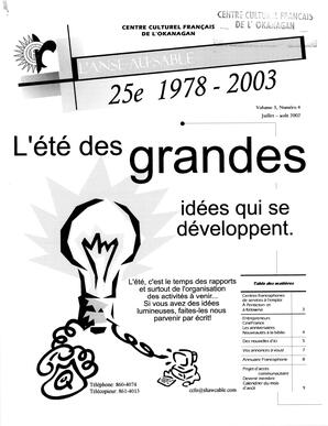   L'ANSE-AU-SABLE, 2002   , page 1