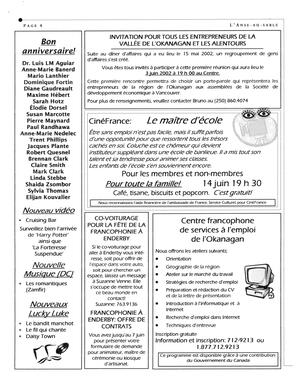   L'ANSE-AU-SABLE, 2002   , page 4