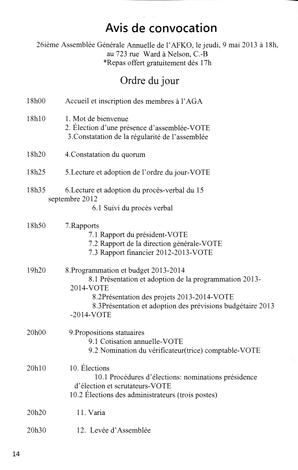   LA VOIX DES KOOTENAYS, 2013   , page 14