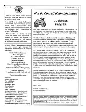   L'ANSE-AU-SABLE, 2002   , page 2